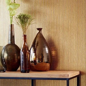 Revêtement mural en toile de jute organique tissée, surface décorative en fibres naturelles pour les intérieurs résidentiels - Product Image 2