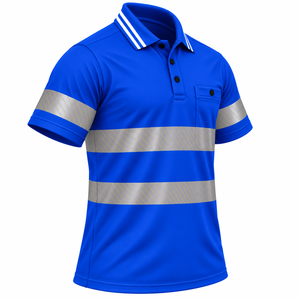 Camisa de Seguridad Reflectante al por Mayor, Ropa de Trabajo para Construcción y Minería, Camisa de Alta Visibilidad de Color Sólido, Camisa de Trabajo de Seguridad Personalizada - Product Image 3