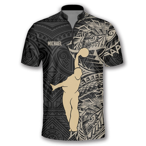 Maillot de bowling personnalisé de haute qualité, tissu léger et extensible, conçu pour les joueurs de bowling professionnels et les performances d'équipe - Product Image 1