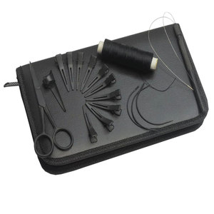 Professional Hair Extension <b>Pliers</b> <b>Set</b> Kit with Loop Tool Hook Needle Stainless Steel Hair Extension Installation and Removal - Product Image 5