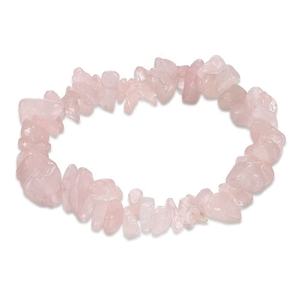 High Quality Chip <b>Bracelet</b> Natural Rose Quartz Chip <b>Bracelet</b> Crystal Stone Chip <b>Bracelet</b> Gemstone Women Colorful Natural Crystal - Product Image 3