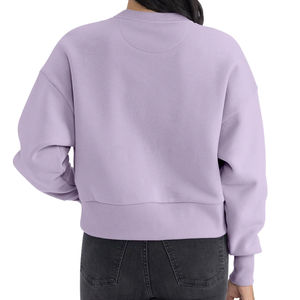 Sweat-shirts personnalisés à col montant en coton, coupe oversize, en molleton bouclette, col ras du cou, pour hommes, vente en gros - Product Image 6