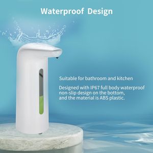Distributeur automatique de savon pour les mains sans contact, 16,9 oz, à induction infrarouge, rechargeable par USB, pour cuisine et salle de bain - Product Image 3