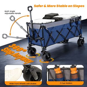 Carrello Pieghevole Portatile Ultra Stabile da 51 Pollici, Salvaspazio 1:6, Carrello Utilitario Brevettato per Carichi Pesanti fino a 480 libbre - Product Image 4