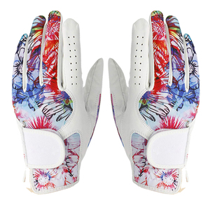 High Quality Golf <b>Glove</b> Unisex Left And Right Hand Soft Leather Sheepskin Breathable Full Finger Golf <b>Gloves</b> - Product Image 3