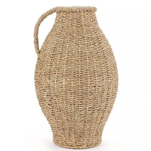 Moderno Florero Decorativo de Mimbre Tejido para Arreglos Florales y Decoración del Hogar, Florero de Mesa - Product Image 5