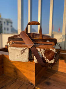 Cowhide Leather Custom Branded Nappy Bag Western Little Cowboy Cowgirl Baby <b>Accessories</b> Pregnancy Gift Baby Shower Gift <b>Newborn</b> - Product Image 4