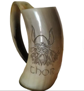 <b>Viking</b> <b>Horn</b> drinking <b>viking</b> beer mug made with natural <b>horn</b> Mug <b>horn</b> mug agate - Product Image 1