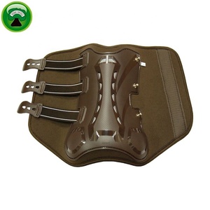 Black Neoprene+ PU Shell Horse Open Front <b>Boots</b> - Product Image 4