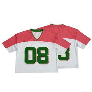 T-shirt de sport vintage pour homme de qualité supérieure, coupe ample, en jersey maillé, sublimation, manches courtes, pour le football américain et le soccer - Product Image 3