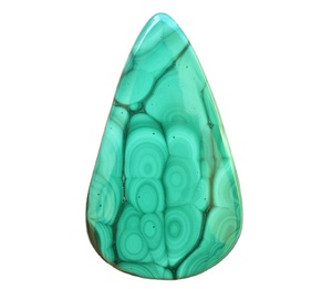 Malachite อัญมณีทรงหลังเบี้ย,อัญมณีทรงหลวมคุณภาพสูงรูปทรงตามสั่ง - Product Image 1