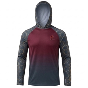 Vêtements de pêche personnalisés UPF 50, jersey de performance pour hommes, vêtements de pêche, sweat-shirt à manches longues anti-UV, chemise de pêche, service OEM - Product Image 1