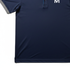เสื้อโปโลชายมาใหม่ ดีไซน์คอเสื้อตัดสี ผ้าปิเก้คอตตอน ระบายอากาศได้ดี แขนสั้น รับสกรีนโลโก้แบรนด์ แฟชั่นเสื้อโปโล - Product Image 3