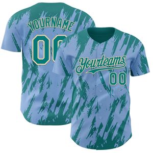 Jersey Deportivo Corto de Béisbol de Invierno, Antibacterial, 100% Algodón Orgánico, con Botones, Impresión Digital Personalizada, Unisex, Calidad Premium - Product Image 3