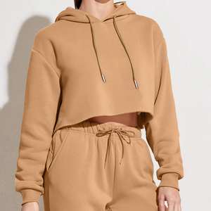 Sudadera con Capucha Personalizada para Mujer, Mezcla de Algodón, Ligera, 380G, Suave, Transpirable, Estilo Casual, OEM - Product Image 3