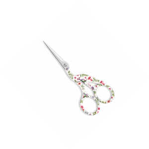 Ciseaux à broder en acier inoxydable de 4,5 pouces avec motif floral colibris et grue, pour point d'aiguille, couture et artisanat DIY - Product Image 4