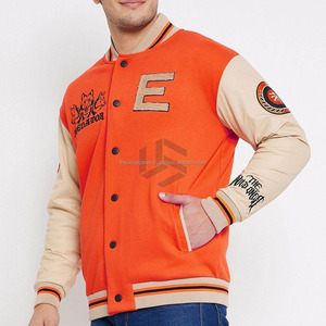 Unisex High Quality Wool Bomber VarsityJacket Custom Printed Embroidered American Letterman Style Oversize Windproof Thick Winte - Product Image 2