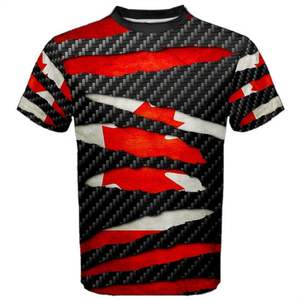Camiseta 3D de Alta Calidad, Nueva Moda 2019 2018, Diseño OEM, Impresión por Sublimación para Hombre - Product Image 3