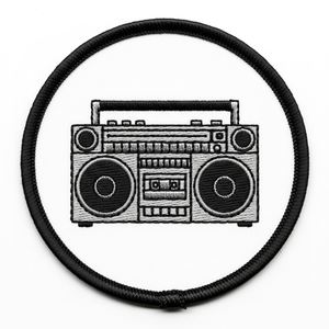 Patchs brodés thermocollants personnalisés en forme de bombe de peinture graffiti, appliques 3D en chenille, badges à coudre pour vêtements style Hip Hop Streetwear - Product Image 2