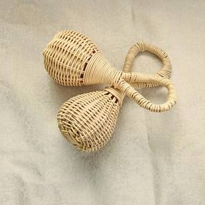 Juguete Sonajero para Bebés Hecho a Mano de Ratán Natural, Mordedor Ecológico para Bebés, Regalo para Guardería, Proveedor Mayorista de Fábrica - Product Image 4