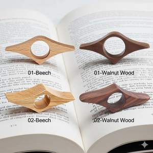 8 supports de livres en bois au fini rustique pour les amateurs de l'artisanat traditionnel en bois, favorisant une lecture détendue - Product Image 6