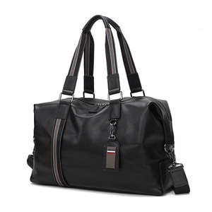 Sac de voyage en cuir de vachette véritable NESTA SPORTS, grande capacité, sac de week-end et sac de sport à bandoulière, sac de voyage pour courts séjours - Product Image 5