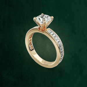 Bague en or massif 18 carats avec halo d'aurore en forme de poire - Diamant VS1/VVS1 Pt950 - Cadeau d'anniversaire - Product Image 5