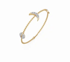 Bracelet chaîne en diamant cultivé en laboratoire Artemis Radiance, 0,313 carats, 20 pierres, or jaune, rose, blanc 9k, 14k, 18k, bijoux délicats, 20 pièces - Product Image 5