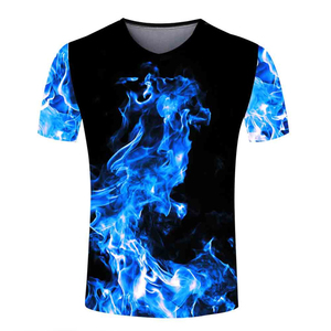 High Quality 100% Cotton Promotional T-<b>Shirts</b> Custom Sublimation Digital Print O-Neck Collar Short Sleeve Quick Dry Breathable - Product Image 1