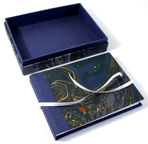 Álbum de Fotos Clásico con Tapa Dura de Papel de Mármol Reciclado Hecho a Mano de Alta Calidad Personalizado de Fábrica, Empaquetado en Caja a Juego, Camlon Exports - Product Image 1