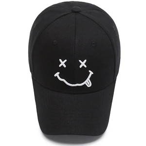 Gorras de Béisbol de Alta Calidad para Hombre, Clásicas, Ajustables, Protección Solar para Exteriores, Diseño de Cara Feliz, para Viajes, Ciclismo y Uso Casual - Product Image 5