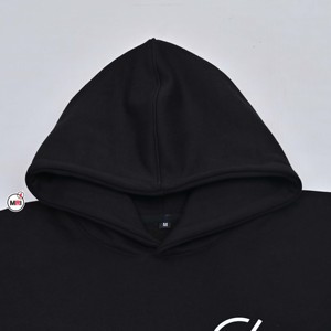 Sweat-shirt à capuche noir pour homme, best-seller, en coton tricoté, coupe classique, décontracté, pour l'automne, avec poche avant, logo imprimé, design Win - Product Image 5