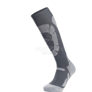 High Quality Winter Soccer <b>Socks</b> 100% <b>Wool</b> Knitted Breathable Cuff Logo for Training Matches and Sports Activities - Product Image 2