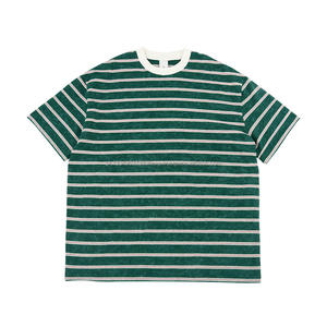 T-shirt unisexe épais, confortable, élégant, surdimensionné, uni, personnalisé, classique, décontracté, à manches courtes, pour l'été - Product Image 1