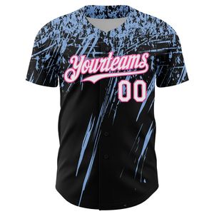 Maillot de baseball personnalisé pour équipe, anti-bactérien, manches courtes, col en V, 100 % coton biologique, logo multi-positions, impression sérigraphique 3D - Product Image 6
