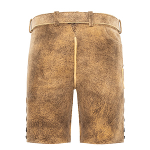 2026 Latest Bavarian Men's Lederhosen Traditional <b>Oktoberfest</b> <b>Costume</b> with Embroidered Technique Leather Product - Product Image 5