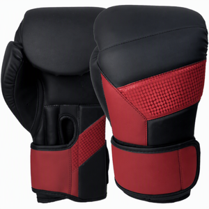 Guantes de Boxeo de Cuero Transpirables de Diseño Personalizado al por Mayor, Correa de Muñeca Ajustable con Cierre de Gancho y Bucle, Elegantes para Entrenamiento de Boxeo - Product Image 1