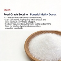 Additif alimentaire pour ruminants, bétaine HCl 98% CAS 590-46-5 pour vaches laitières, bovins, ovins, améliore la production de lait