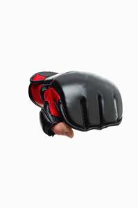 High Quality <b>Leather</b> Made MMA <b>Gloves</b> For Online Sale Hook Loop Closure for Wrist Support Moisture Wicking MMA <b>Gloves</b> - Product Image 6