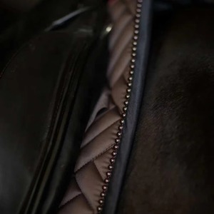 OEM Serviced Horse Saddle Pad Quick Dry Customized Solid Color Horse Saddle Pad <b>Equestrian</b> Saddle Pads Custom Color - Product Image 2