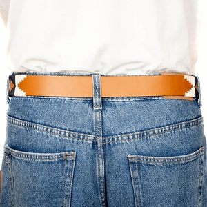 Cinturón de Polo Personalizado para Hombre, Cuero de Grano Completo con Bordado a Mano, Hebilla de Acero Inoxidable y Aleación para Aplicaciones Tácticas - Product Image 2