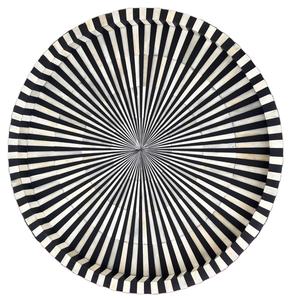 Elegante Bandeja de Cocina de Madera Hecha a Mano con Incrustaciones de Hueso de Alta Calidad, Patrón Floral, Esmalte de Color, Estilo Americano, por PERFECT ENTERPRISES - Product Image 4