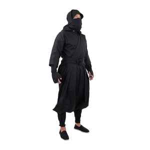 Wholesale High Quality Custom Martial Arts Ninja Uniform Quick Dry Breathable Adjustable Waist Belts Ninja Suit For Unisex - Product Image 1