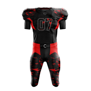 Best Quality Light Weight Comfortable Men's American Football Uniform Short Breathable Moisture-Wicking Sublimation Custom Team - Product Image 2