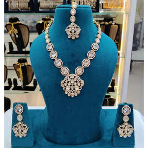 ชุดสร้อยคอพลอยรอยัลโพลกีคุนดัน Jewelemarket รุ่น 10575475GR คอลเลคชั่นเครื่องประดับชั้นดี - Product Image 1
