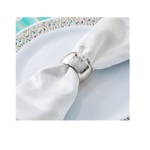 Servilletero de Metal Chapado en plata Vintage, decoración de Navidad, restaurante occidental, Hotel, Club, servilletero, evento, ocasión y decoración - Product Image 2