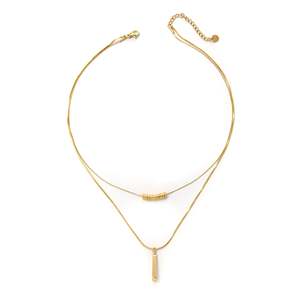 RE350-N240-0497G สร้อยคอแฟชั่นแบบหลายชั้น - Product Image 1