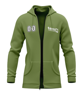 Sudadera con Capucha Personalizable para Hombre, de Felpa Suave de Poliéster/Algodón, con Cierre y Capucha con Cordón, Transpirable para la Temporada de Invierno - Product Image 3