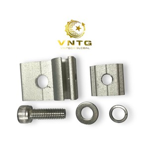 Kit de fixation au sol solaire en aluminium VNTG 42 mm avec clip et attaches en SUS304 pour système de montage - Product Image 4