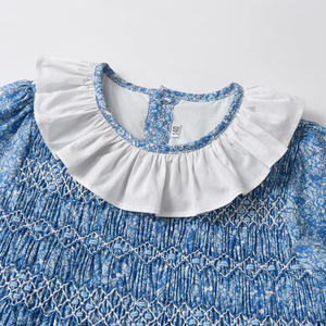 Ready to Ship Wholesale Kids Dress Frocks Hand Smocked Children Clothing Smock Toddler Girls Clothes Baby Girl Dresses - Product Image 3